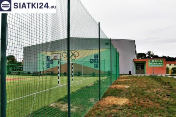 Siatki Kalisz - Zabezpieczenie boiska w ogrodzie domowym siatką na łapacz piłek dla terenów Kalisza